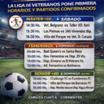 Un fin de semana a puro fútbol: la Liga de Veteranos pone primera con una agenda cargada y partidos que prometen mucho más que puntos