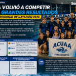ACUAA volvió a competir y dejó una gran imagen en el Torneo Regional de Natación 2026