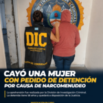 Cayó una mujer con pedido de detención por una causa de narcomenudeo que investiga la Justicia de Curuzú Cuatiá