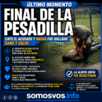 Nahua fue hallado sano y salvo