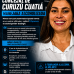Una concejal de Curuzú Cuatiá fue demorada en un control de tránsito y reconoció la infracción