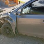 Fuerte choque en Monte Caseros y Pueyrredón: tres vehículos involucrados y solo daños materiales