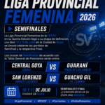 La Liga Provincial Femenina entra en su etapa decisiva: ya están definidas las semifinales de la edición 2026