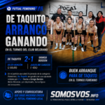 LLUVIA DE GOLES EN EL GIMNASIO DEL CLUB BELGRANO