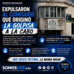 SALADAS | REMOVIERON AL JEFE DE LA COMISARÍA TRAS EL ESCÁNDALO QUE TERMINÓ CON UNA CABO GOLPEADA