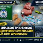 TRES EMPLEADOS FUERON APREHENDIDOS TRAS SER SORPRENDIDOS CON MERCADERÍA OCULTA EN UN SUPERMERCADO