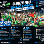 CURUZÚ PORÁ BRILLÓ EN GOYA: 20 CORREDORES Y 12 PODIOS EN UNA JORNADA INOLVIDABLE