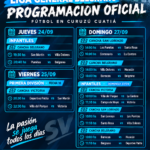 TODO LISTO PARA UNA NUEVA JORNADA DE FÚTBOL EN CURUZÚ CUATIÁ