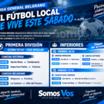 LA LIGA GENERAL BELGRANO SE PREPARA PARA UN FIN DE SEMANA A PURO FÚTBOL